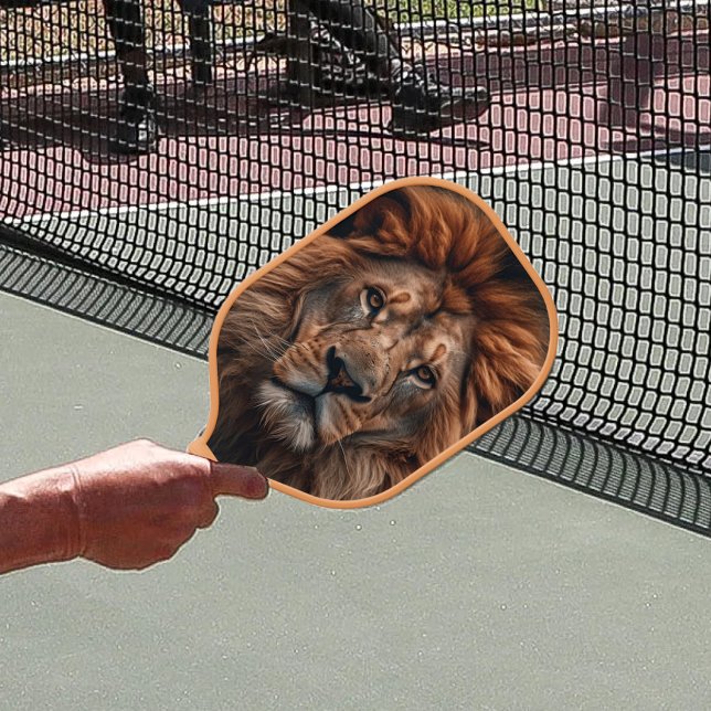 Lion Photography Pickleball Paddle (Creator Uploaded)