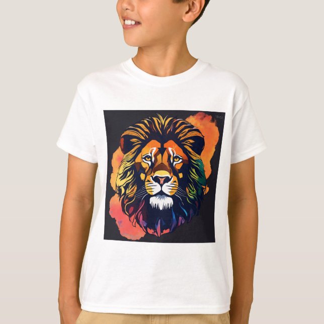Lion Photos T-Shart T-Shirt (Front)