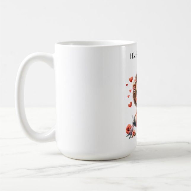 Lion Pilot Birthday Coffee Mug (Left)