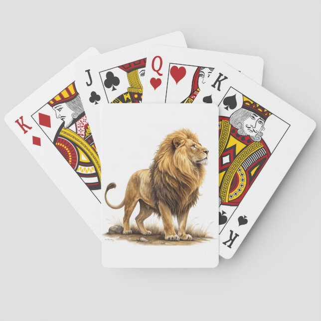 Lion Poker Cards (Back)