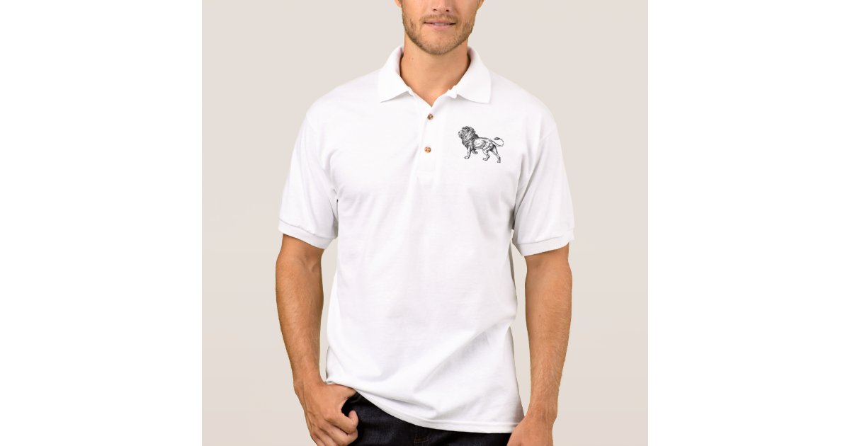 lion polo shirt