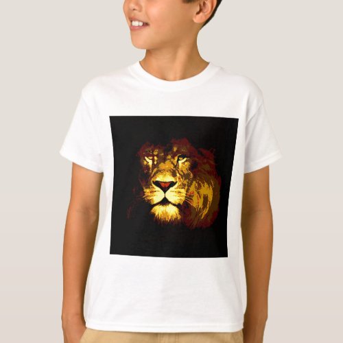 Lion Pop Art T_Shirt