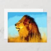 Lion Portrait (Front/Back)