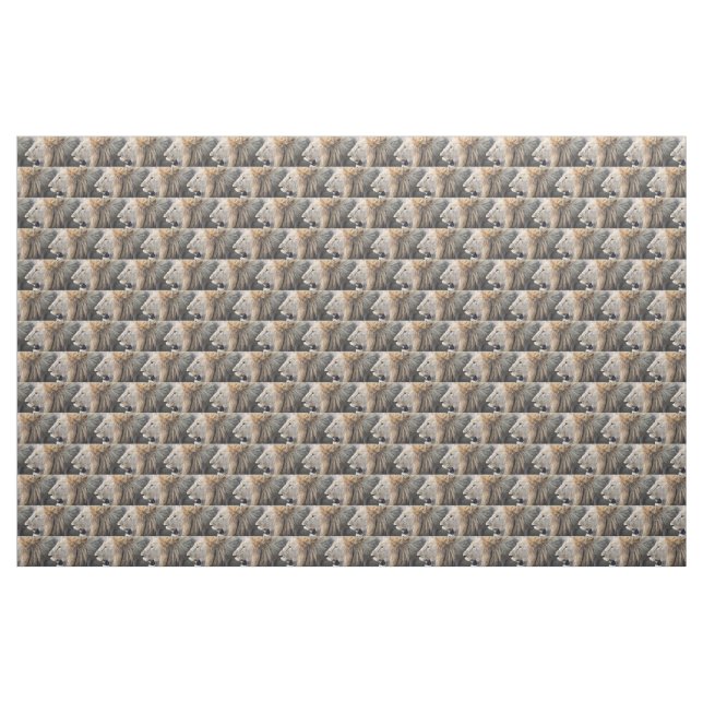 Lion Portrait Fabric (Yard)
