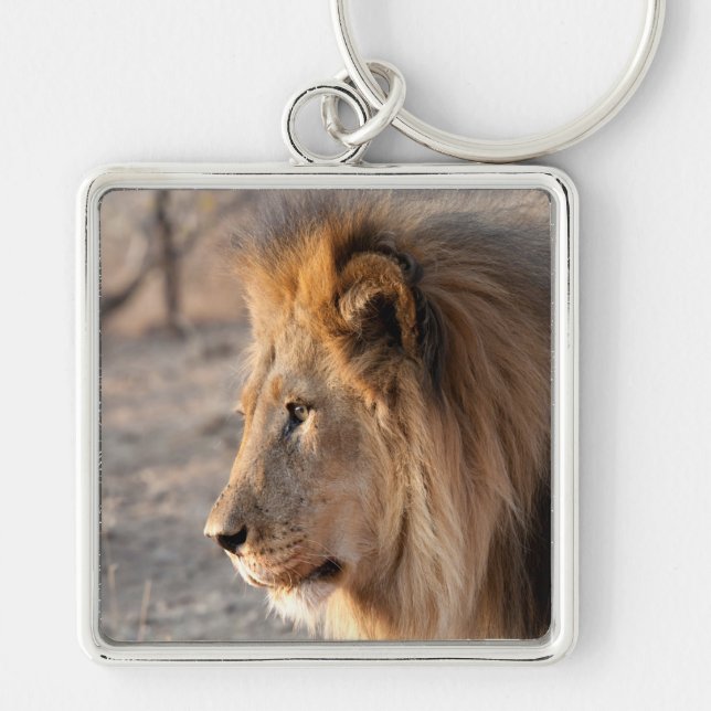 Lion Portrait Keychain (Front)