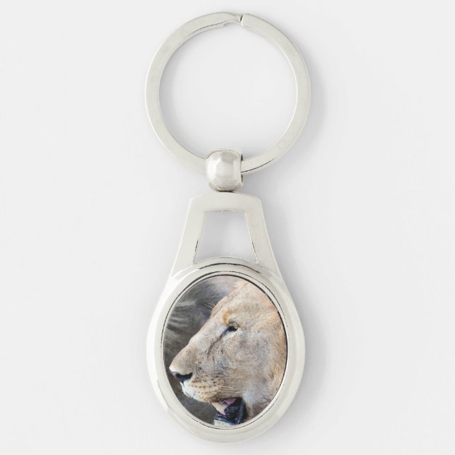 Lion Portrait Keychain (Front)