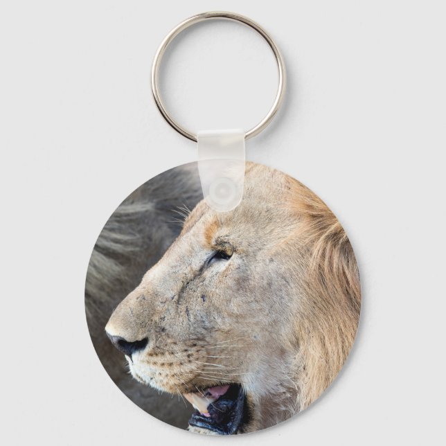Lion Portrait Keychain (Front)