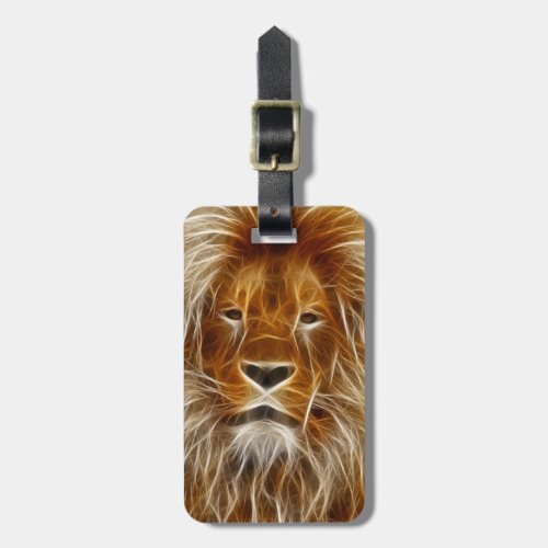 Lion Portrait Luggage Tag