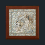 Lion Portrait Mosaic Art  Gift Box<br><div class="desc">Lion Portrait Mosaic Art</div>