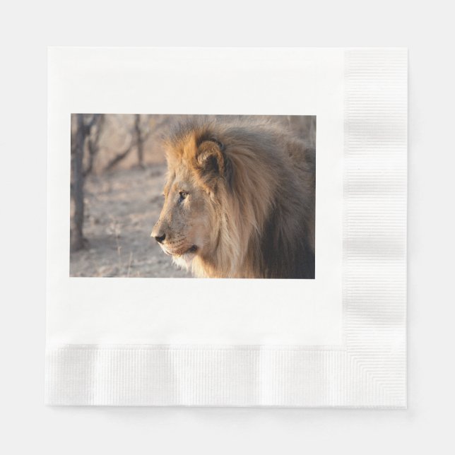 Lion Portrait Napkins (Front)