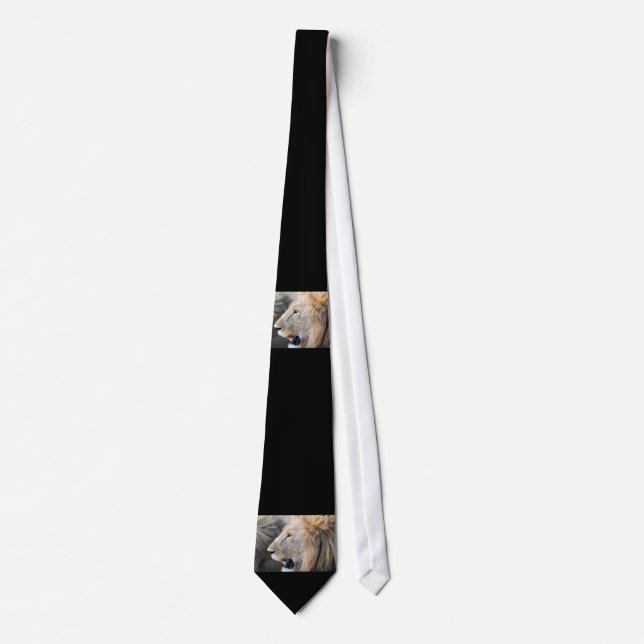Lion Portrait Neck Tie (Front)