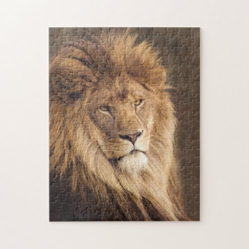 Lion Portrait Photograph Jigsaw Puzzle