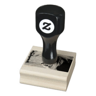 Lion Portrait Rubber Stamp