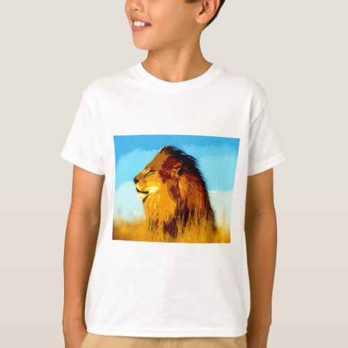 Lion Portrait T_Shirt