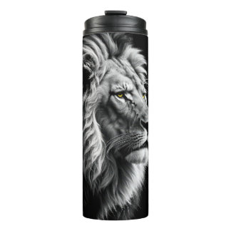 Lion Portrait Thermal Tumbler
