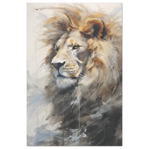Lion Portrait Tissue Paper