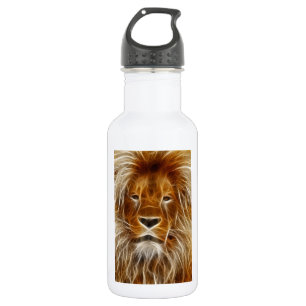 Lion Portrait Water Bottle