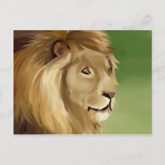 Lion Post Card