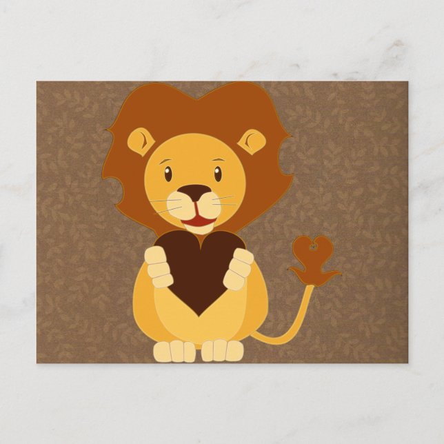 lion postcard (Front)