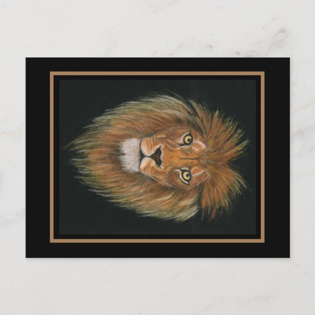 Lion postcard (Front)