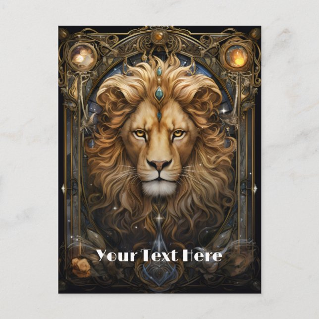 Lion Postcard (Front)