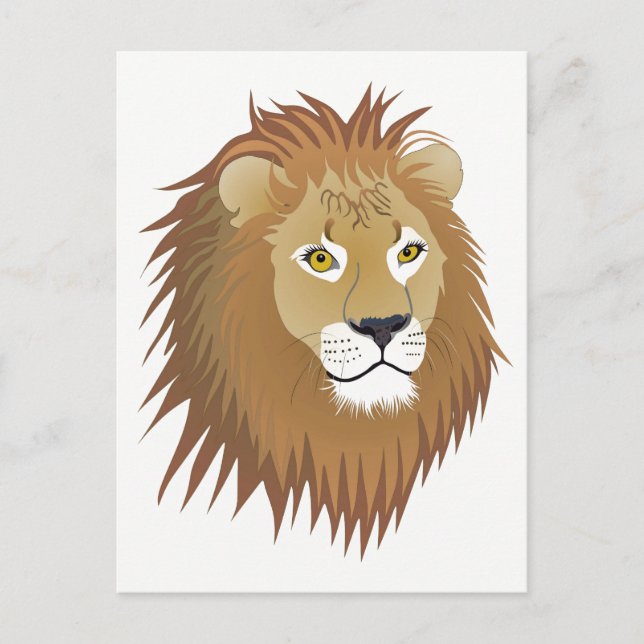 lion postcard (Front)