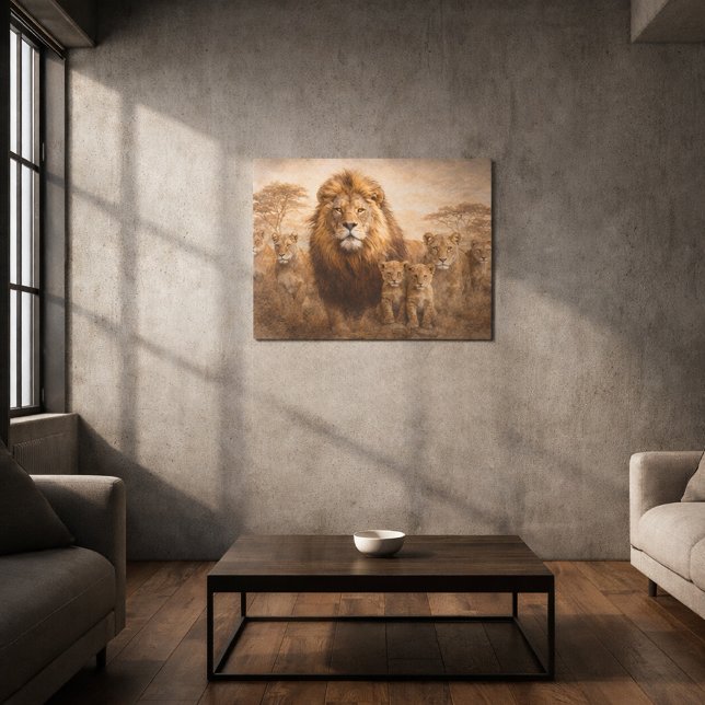 Lion Pride — Command of the Wild Metal Print (Creator Uploaded)