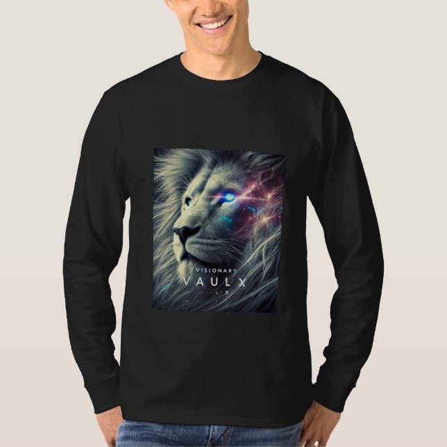 Lion Print T-shirt - AI design print  (Front)