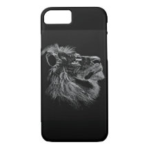 Lion profile iPhone case