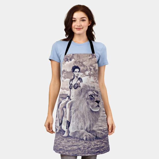 Lion Queen Fantasy Apron (Worn)