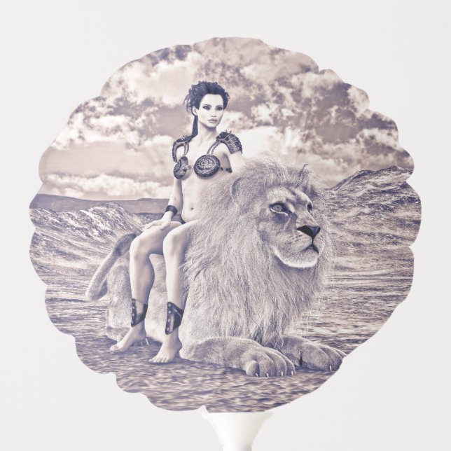 Lion Queen Fantasy Balloon (Front)