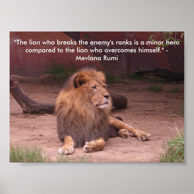 Lion - Quote Poster (Front)