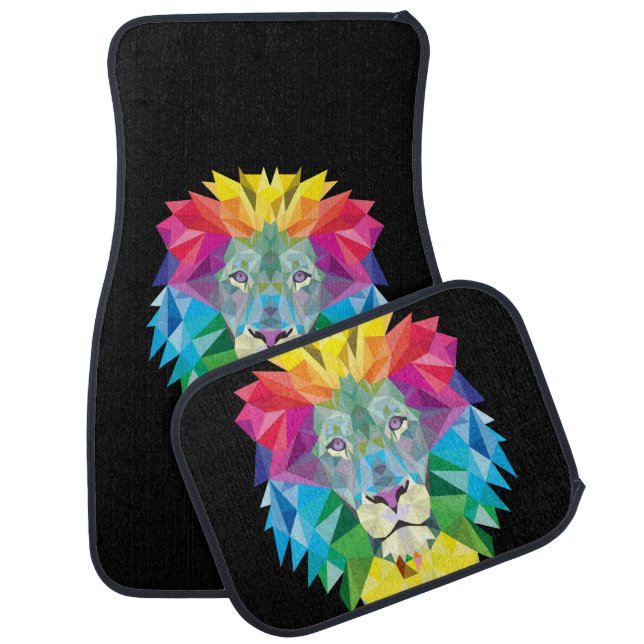 Lion Rainbow Car Mat (Set)