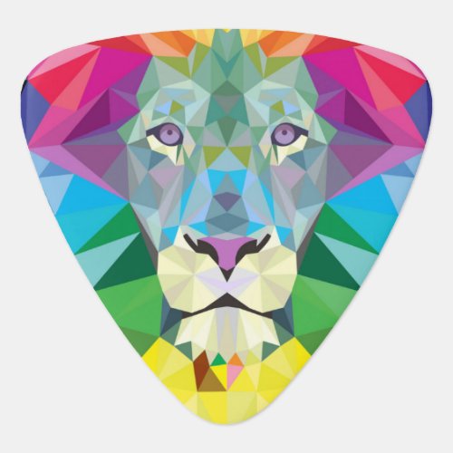 Lion Rainbow Guitar Pick