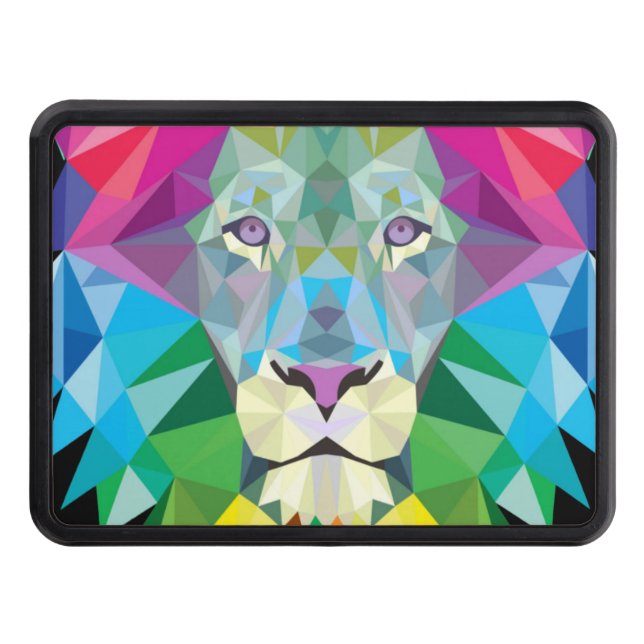 Lion Rainbow Tow Hitch Cover (Front)
