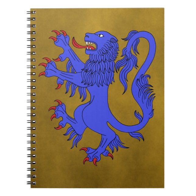 Lion Rampant Azure Notebook (Front)