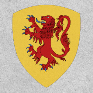 Lion Rampant Gules Patch