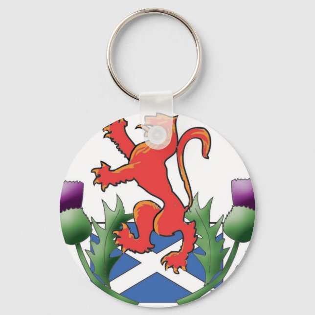 lion rampant keychain (Front)