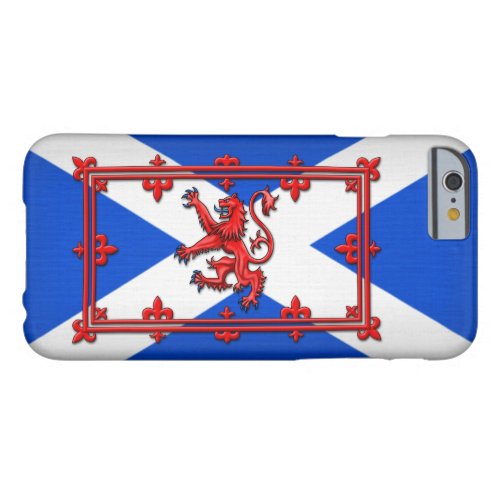 Lion Rampant On Scottish Flag Barely There iPhone 6 Case