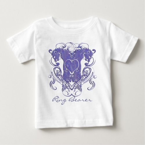 Lion Rampant Renaissance Wedding Baby T_Shirt