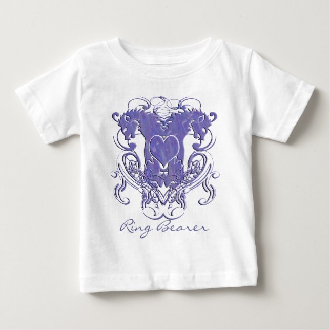 Lion Rampant Renaissance Wedding Baby T-Shirt (Front)