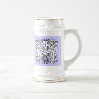 Lion Rampant Renaissance Wedding Beer Stein