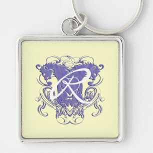 Lion Rampant Renaissance Wedding Keychain