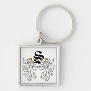 Lion Rampant Renaissance Wedding Keychain