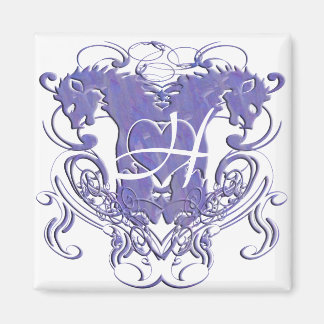 Lion Rampant Renaissance Wedding Magnet