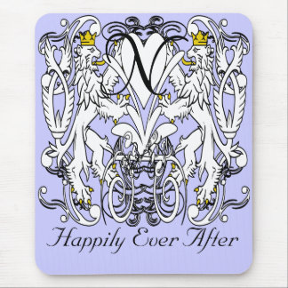 Lion Rampant Renaissance Wedding Mouse Pad