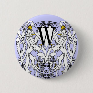 Lion Rampant Renaissance Wedding Pinback Button