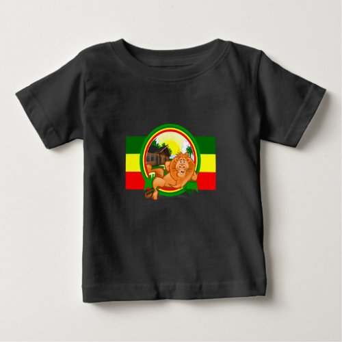 Lion rasta baby T_Shirt