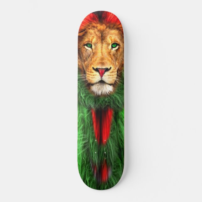 Lion Rasta Skateboard (Front)