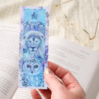 Lion raven art by Renee Lavoie Bookmarks